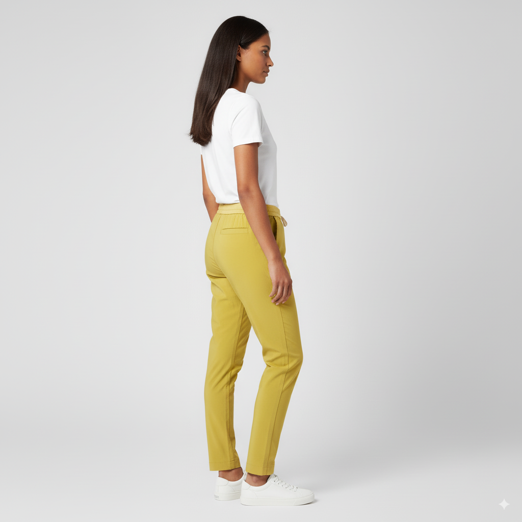 Mustard Yellow Casual Trousers