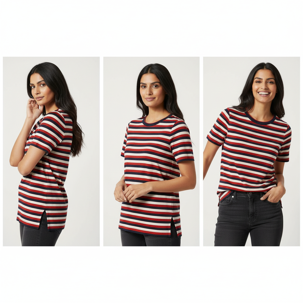 Striped T-Shirt Dress